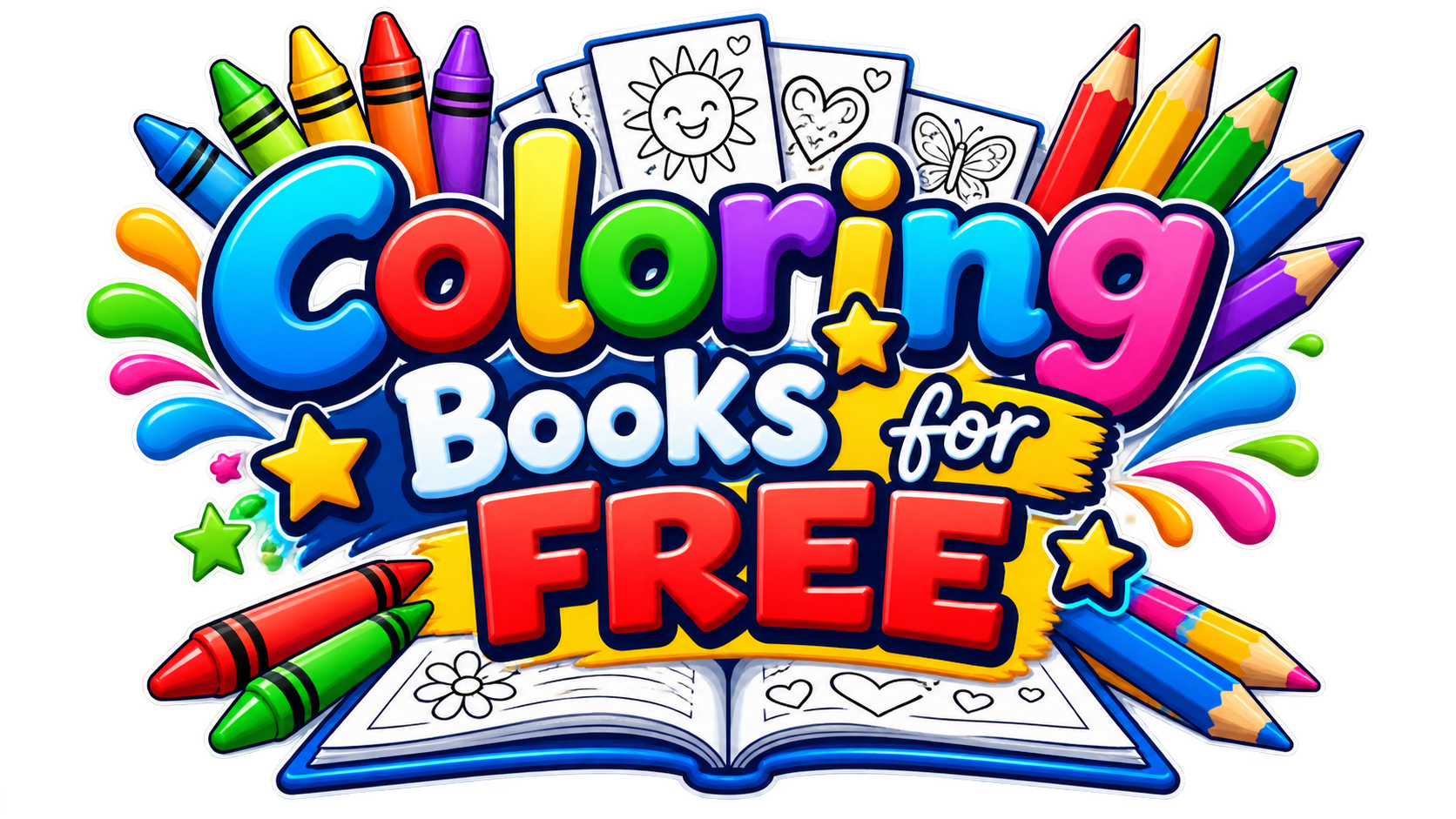 Coloring Books for FREE logo